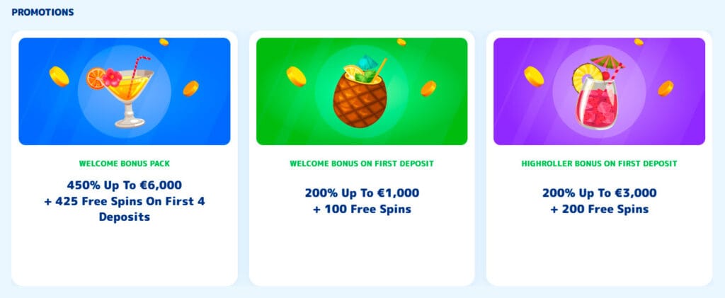Bonuses casinoJoy casino