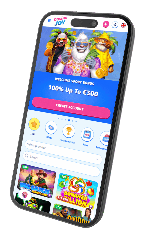 mobile app main page casinojoy